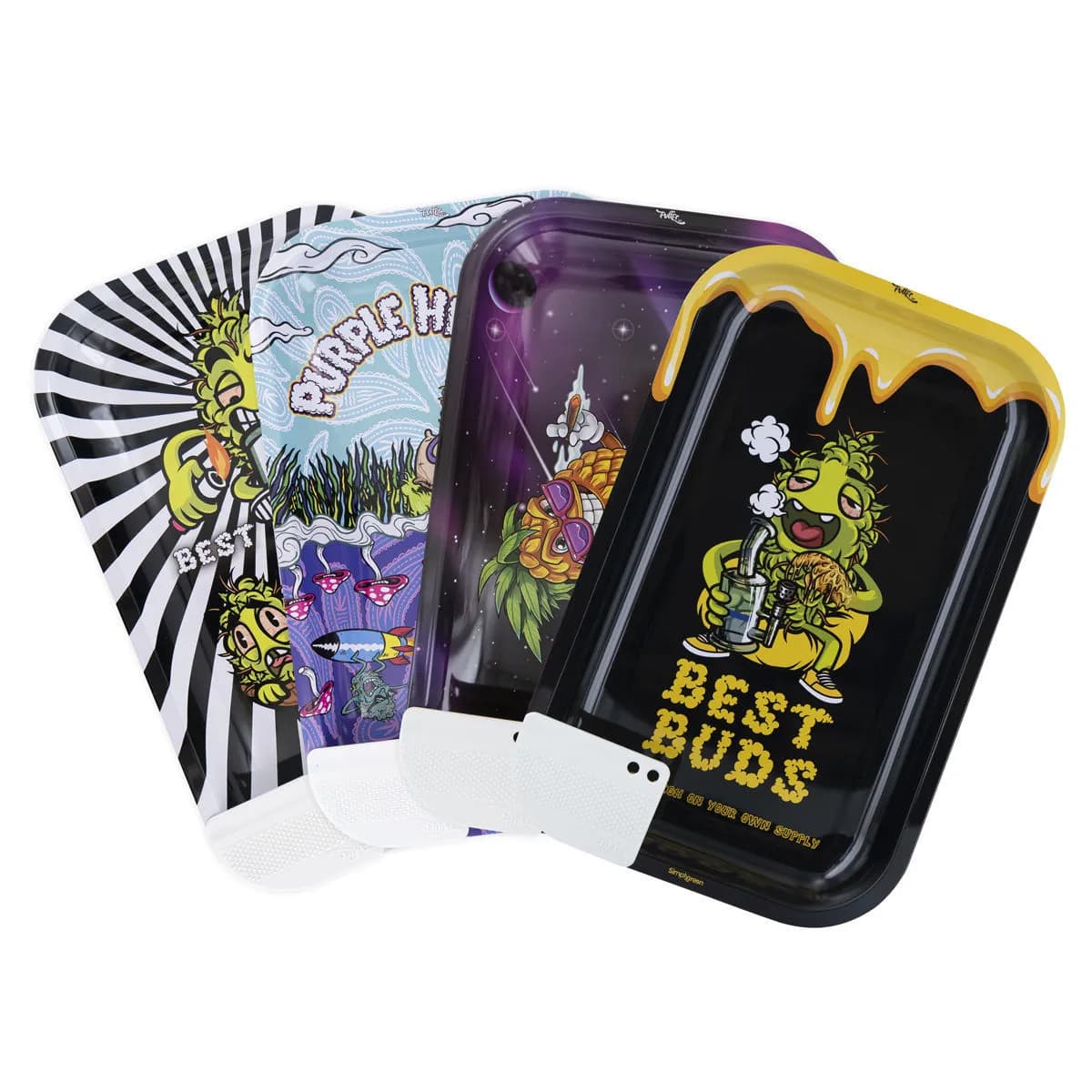 Best Buds metallinen kääretarjotin suuri