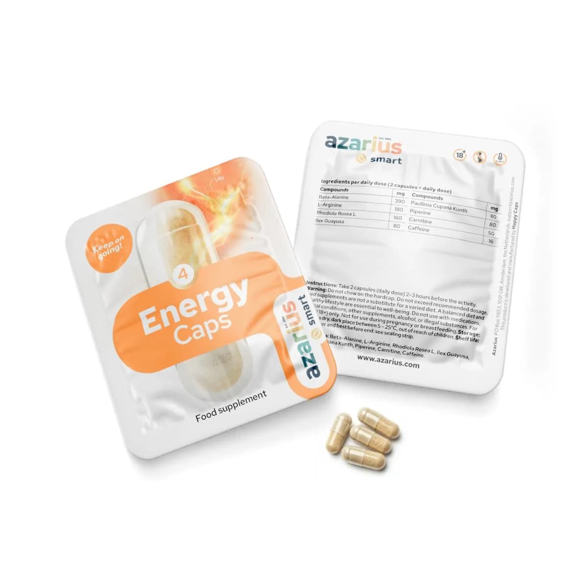 Energy Caps – luonnolliset energiakapselit