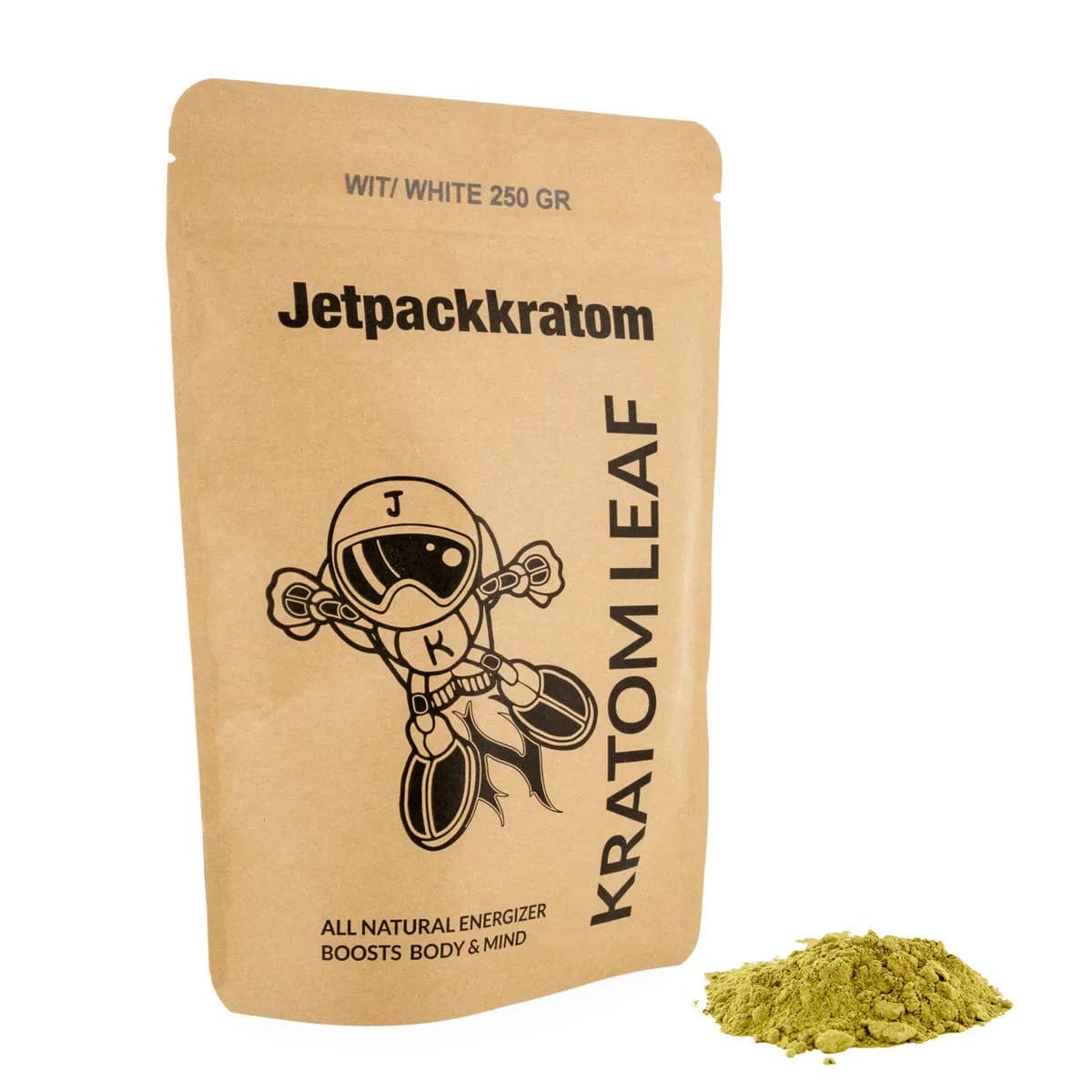 Jetpackkratom Kratom valkoinen jauhe