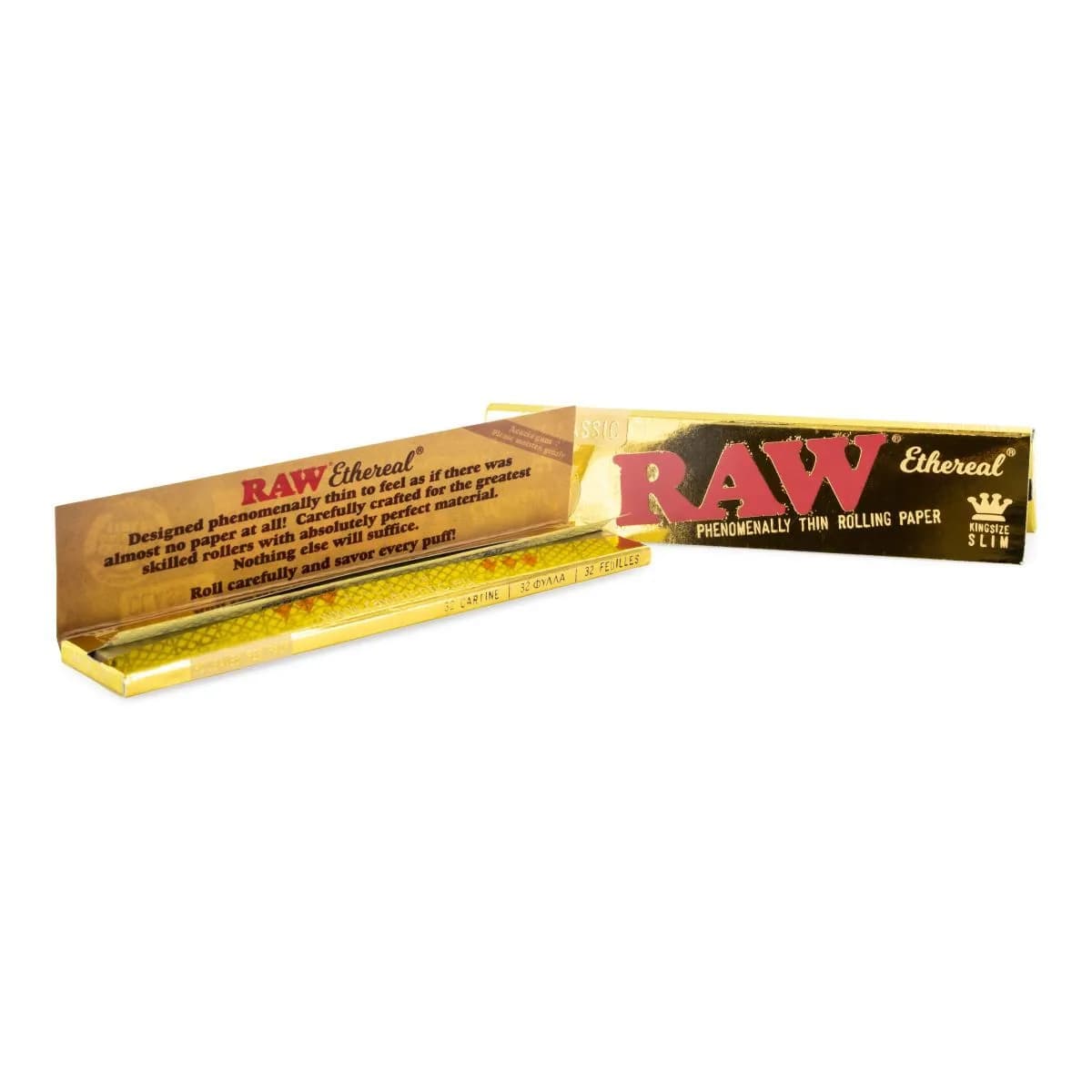 RAW Ethereal sätkäpaperit King Size Slim