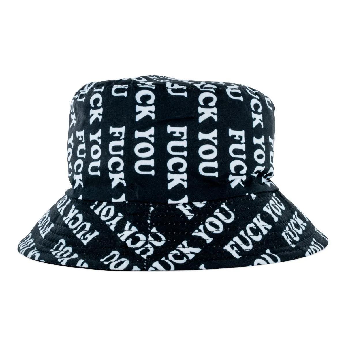 Bucket Hat Fuck You -kalastajahattu