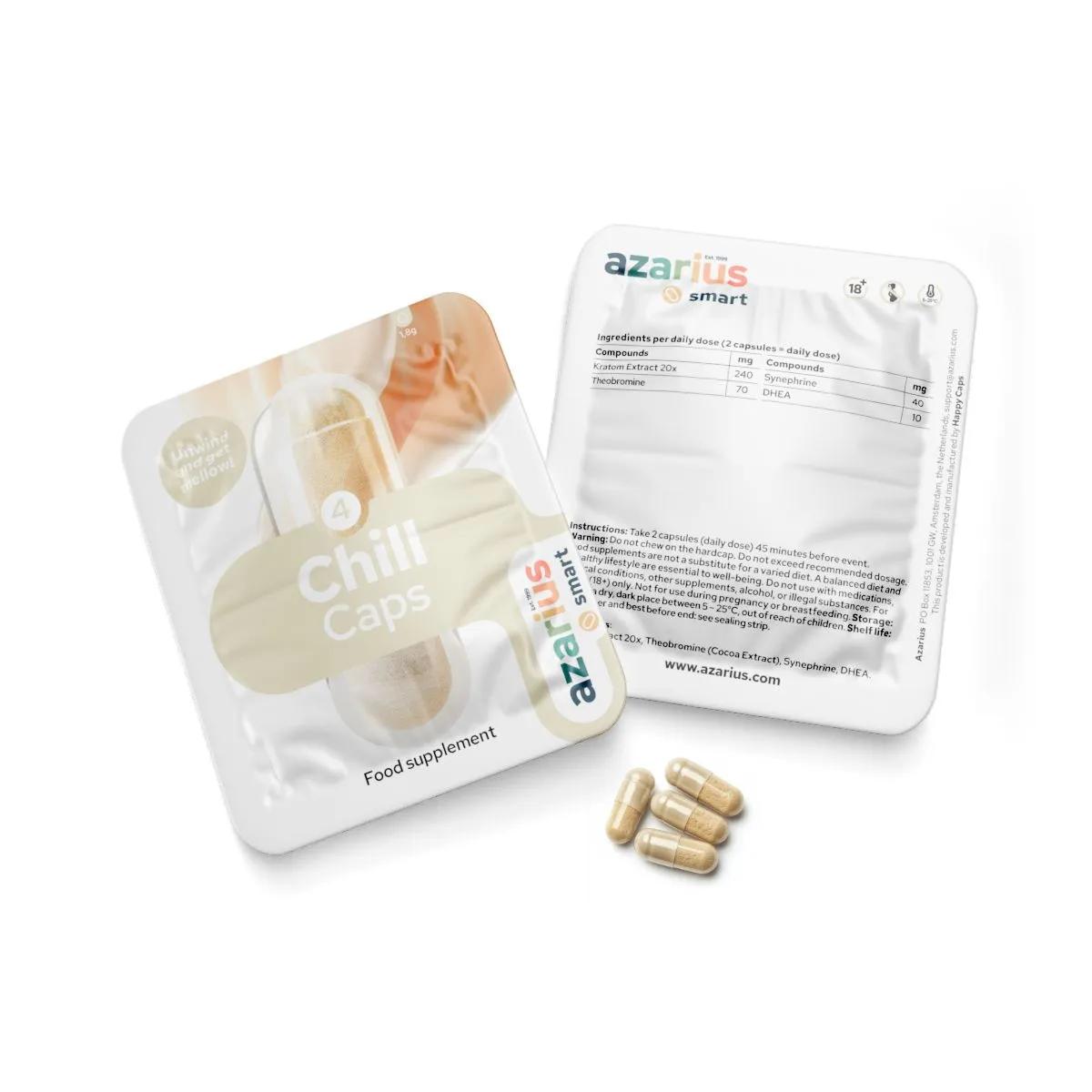 Chill Caps rentoutumiskapselit