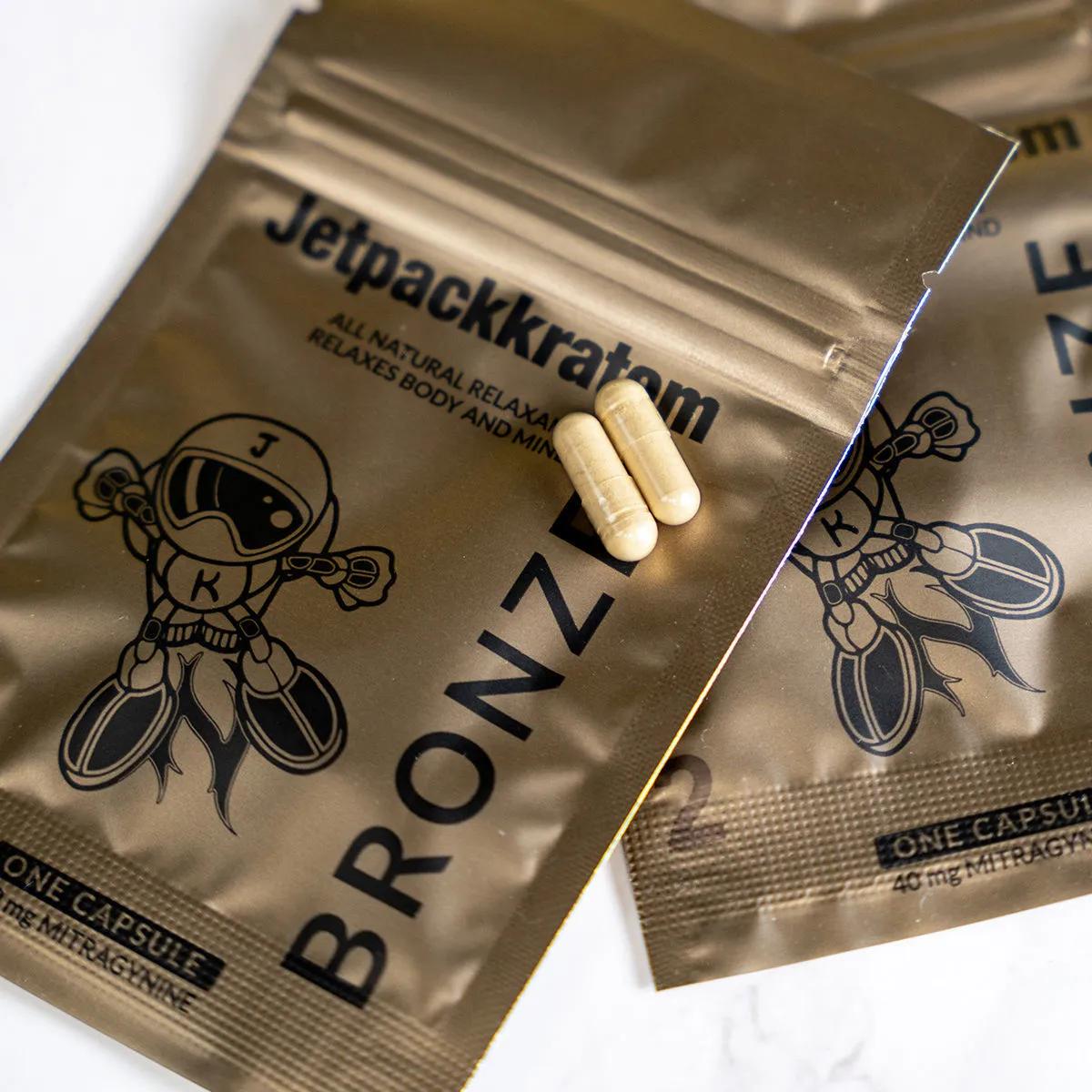 Jetpackkratom BRONZE 40mg uute - kapselit