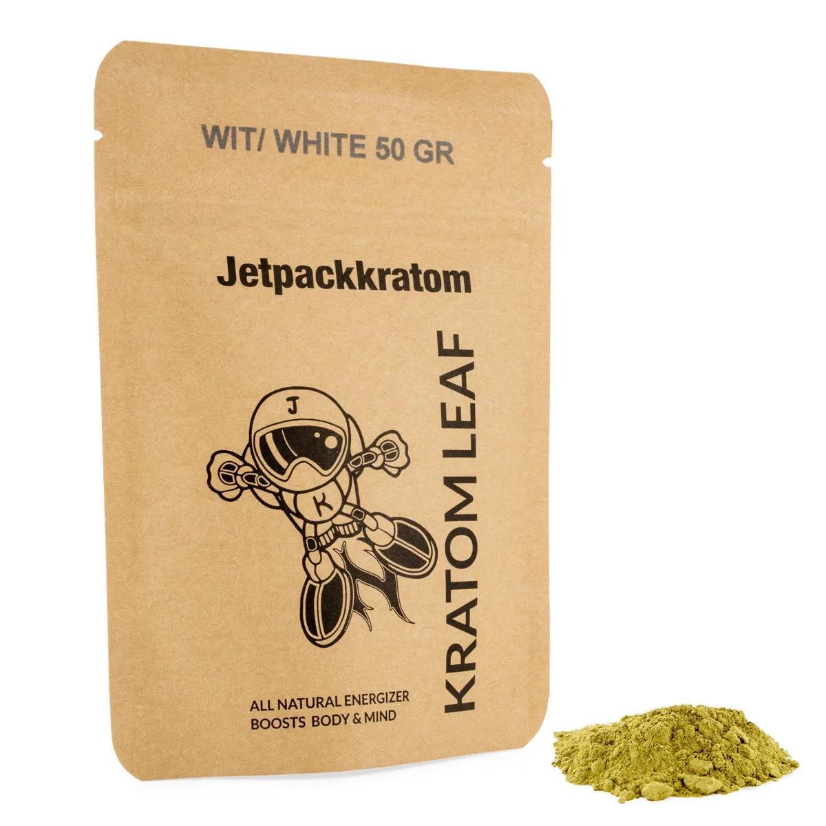 Jetpackkratom Kratom valkoinen jauhe