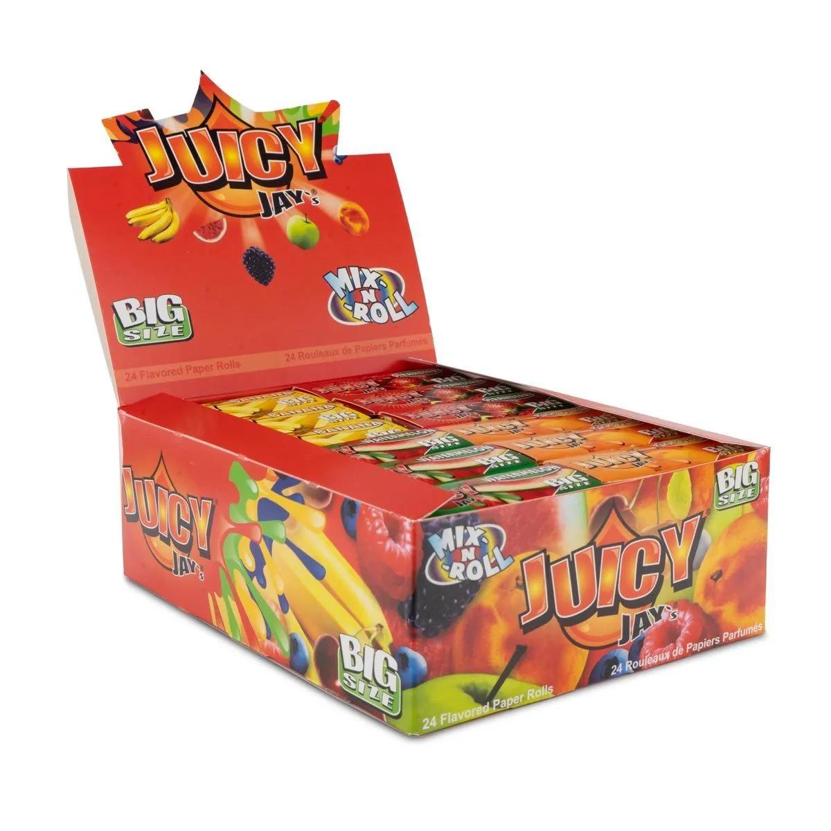 Juicy Jay's Mix on Roll maustetut sätkäpaperit rullassa