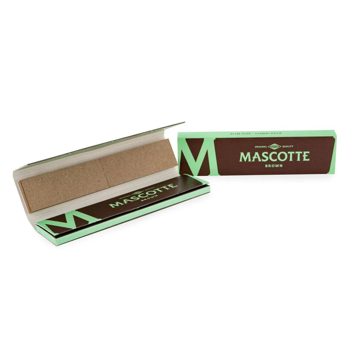 Mascotte Brown Combi Slim Size sätkäpaperit + filtterit