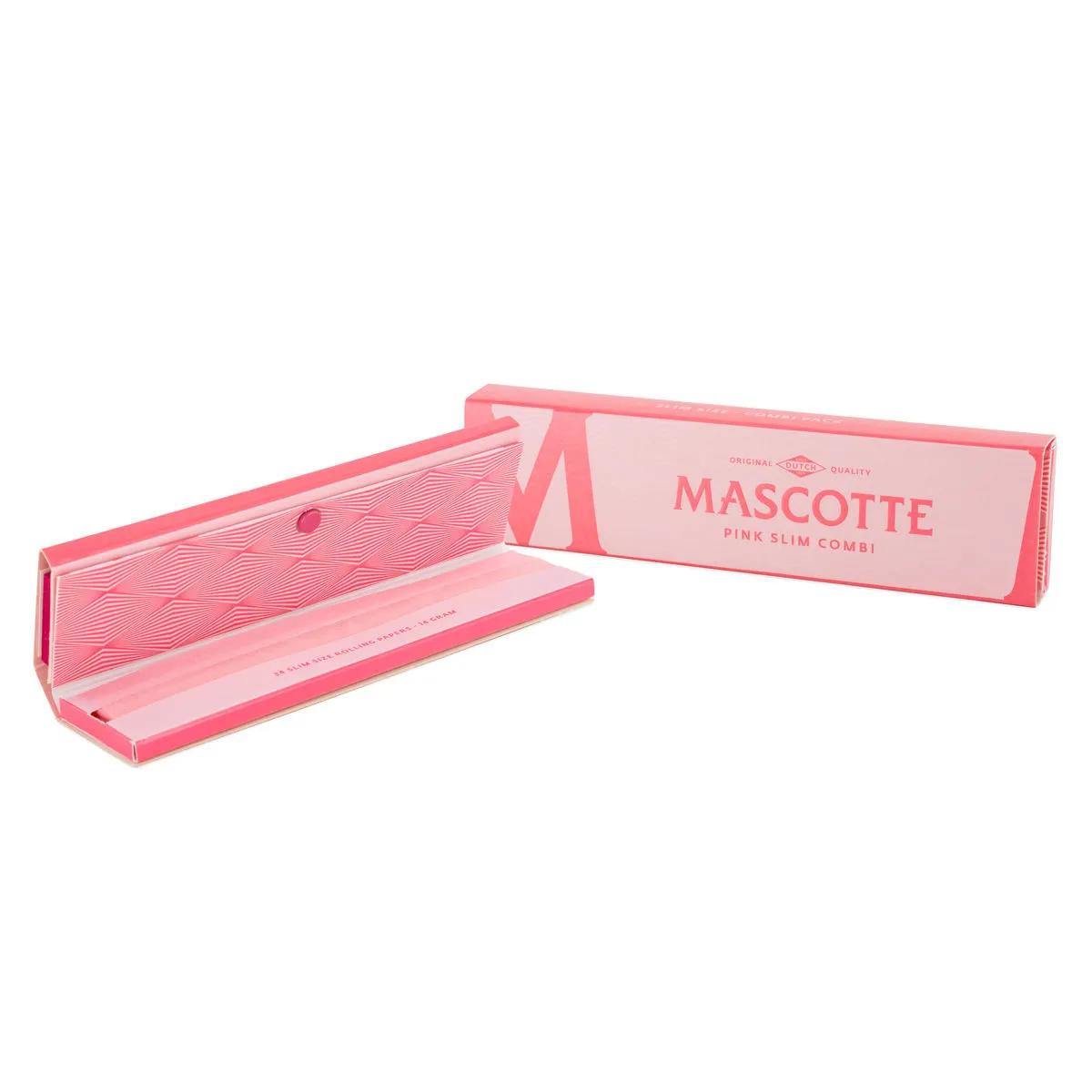 Mascotte Pink Combi Slim Size -sätkäpaperit + filtterit