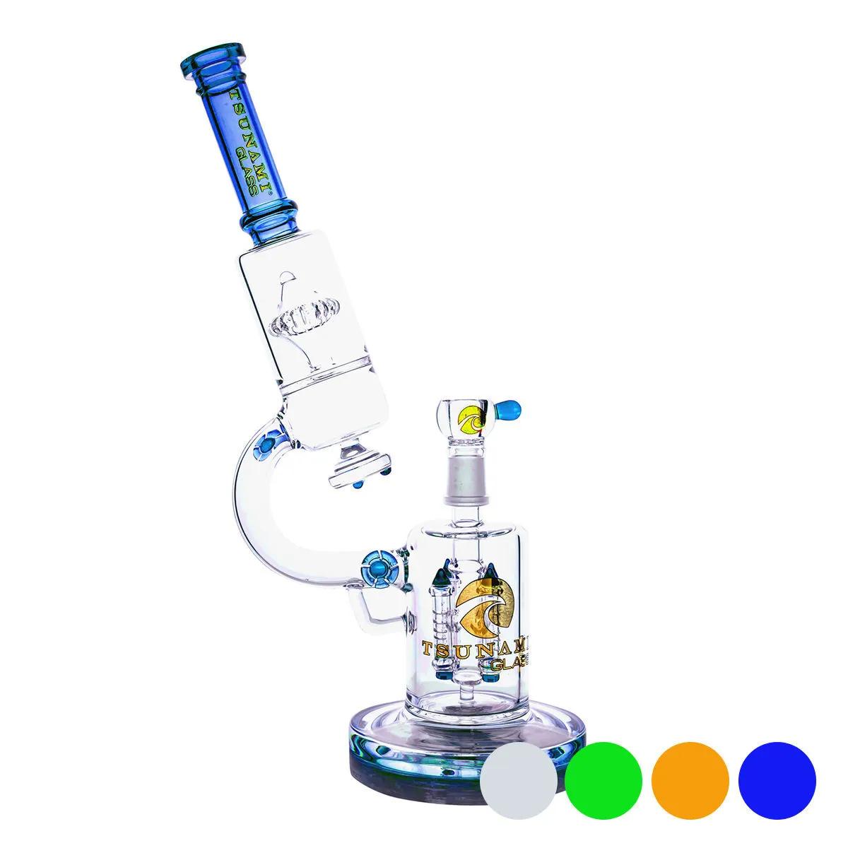 Mikroskooppibongi 14" (Tsunami Glass)