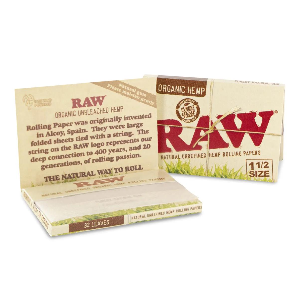 RAW Hamppu-sätkäpaperit 1½