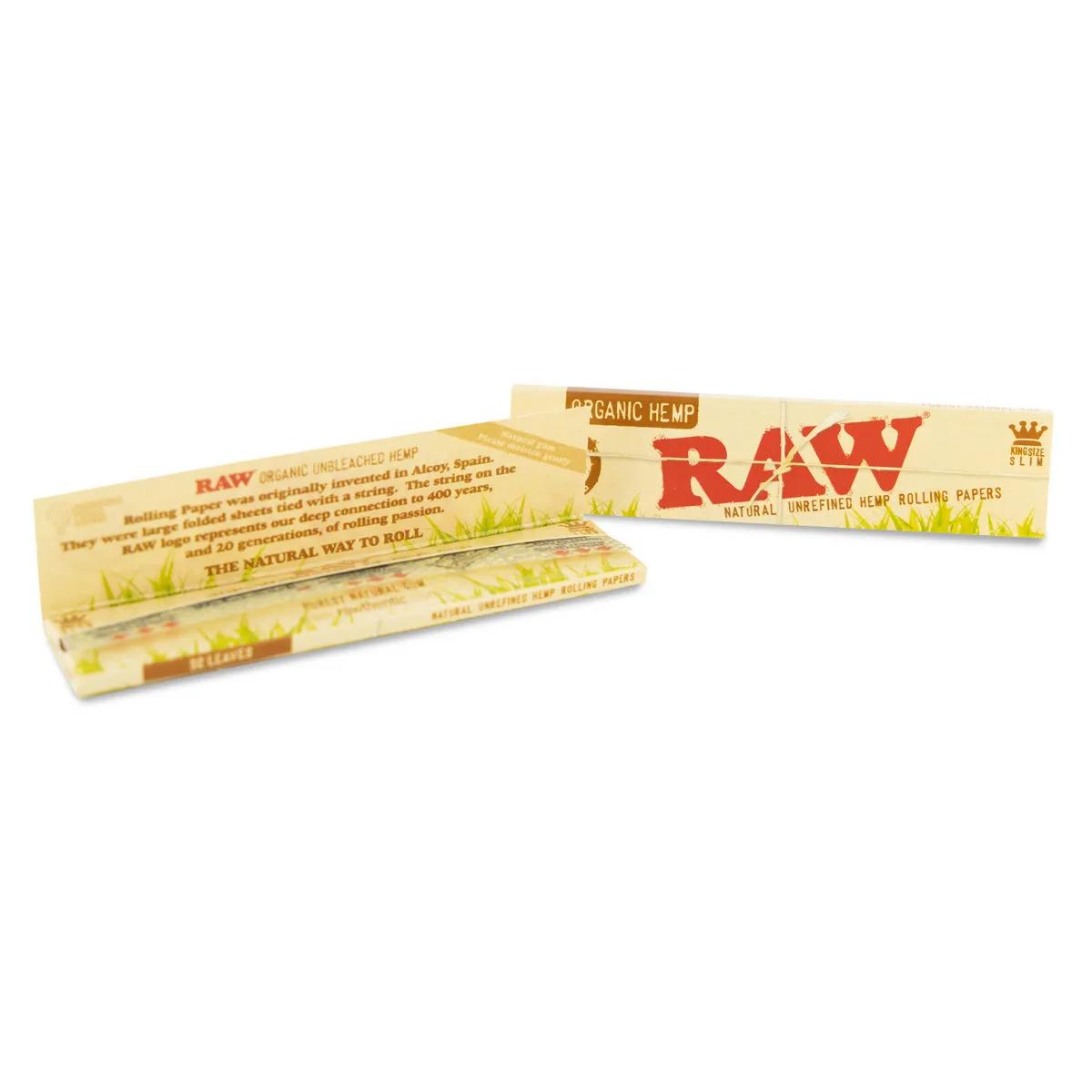 RAW Hamppusätkäpaperit King Size Slim