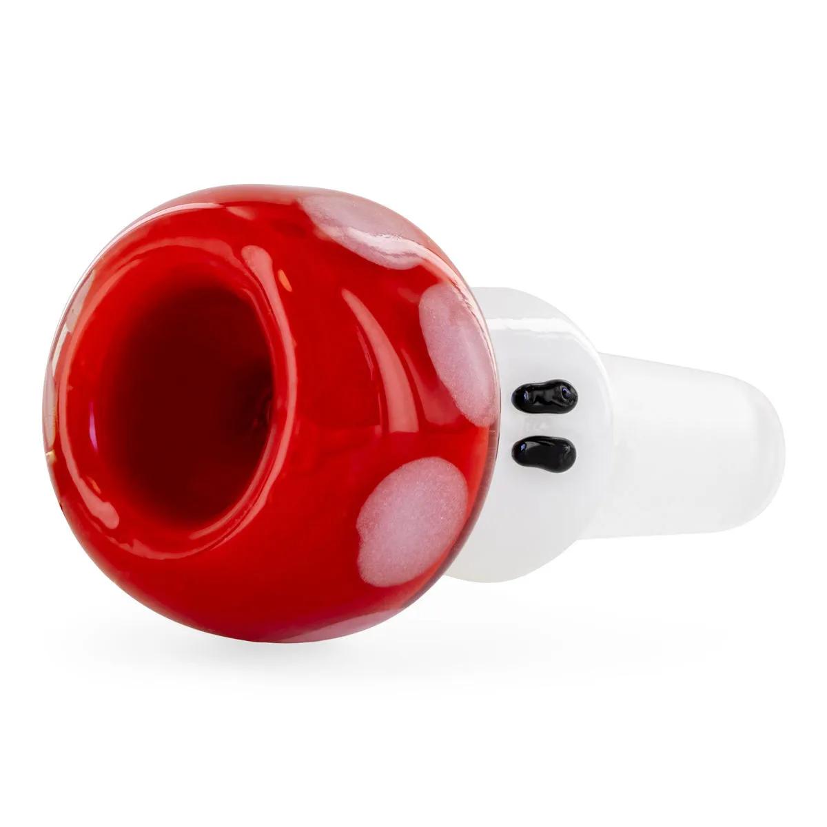 Empire Glassworks Red Mushroom Bowl -kuppi