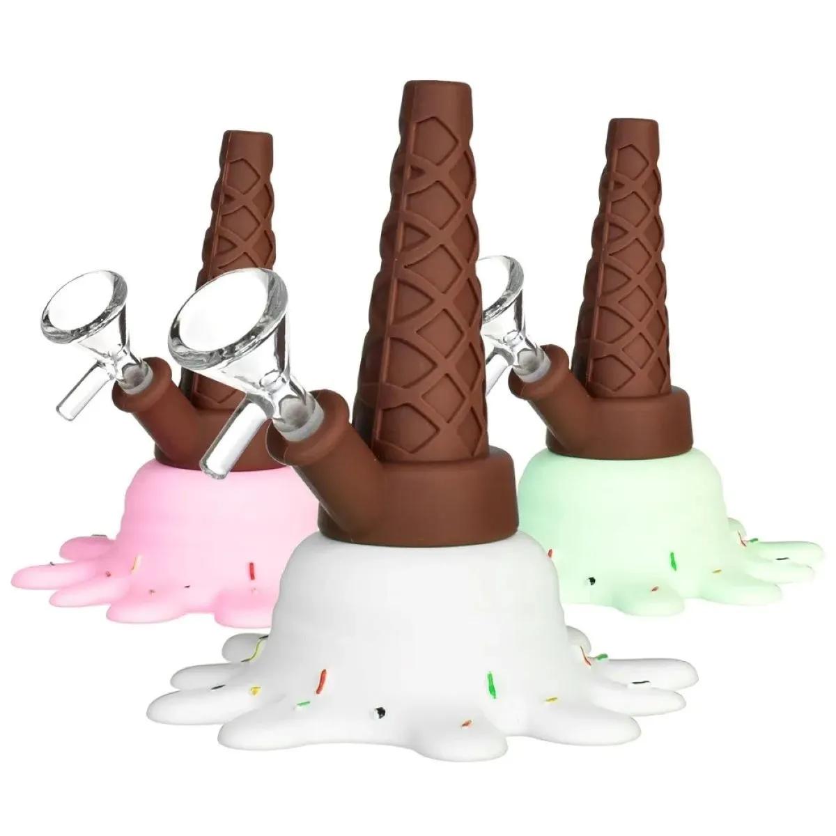 Splat Ice Cream -silikoninen vesipiippu