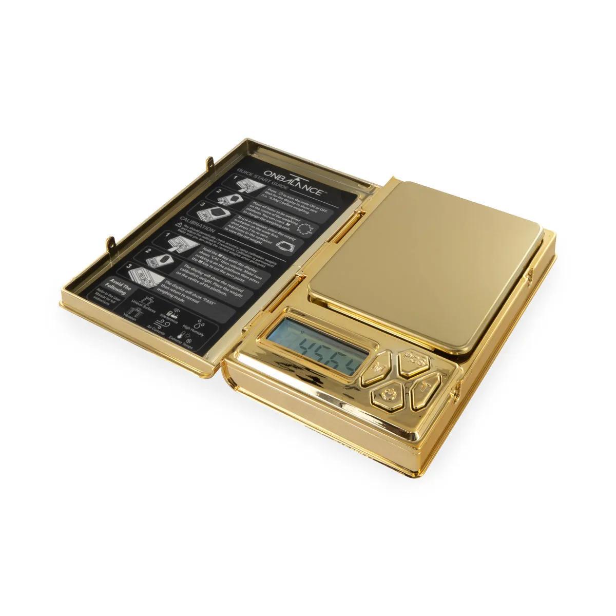 The Shine Chrome Gold mini-vaaka - 100 × 0,01 g