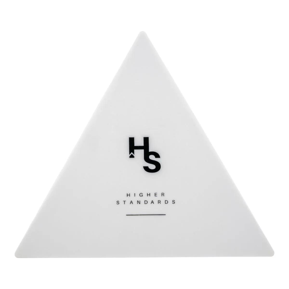 Higher Standards Triangle kolmiomainen silikonimatto konsentraateille, valkoinen