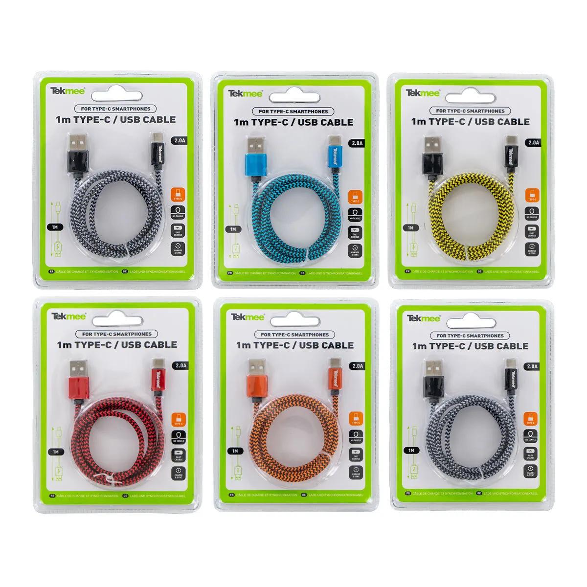 USB-kaapeli (Micro & C) 1 m