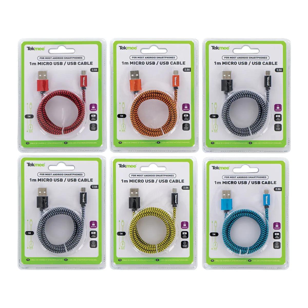 USB-kaapeli (Micro & C) 1 m