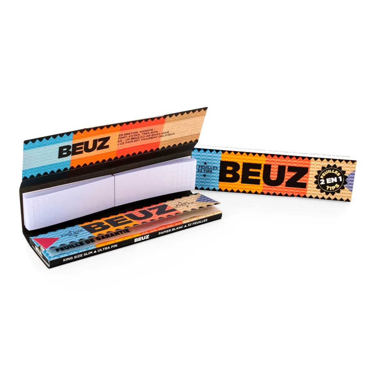 BEUZ King Size Slim -sätkäpaperit + filtterit