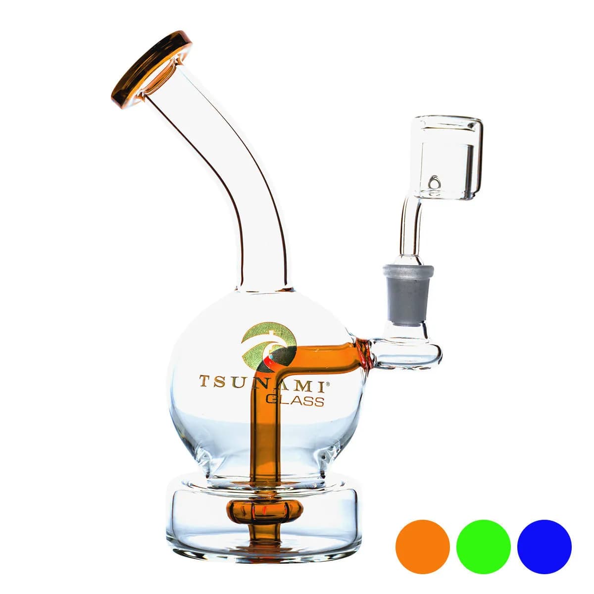 Konsentraattibongi Shower Head 7'' (Tsunami Glass)