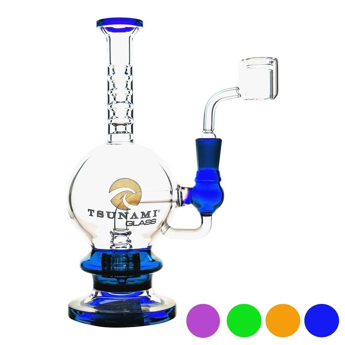 Dab rig suihkupääperkolaattorilla 8″ (Tsunami Glass)