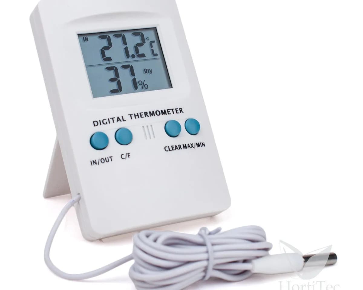 Digital Hygrotemp (Vanguard Hydroponics) digitaalinen lämpö- ja kosteusmittari