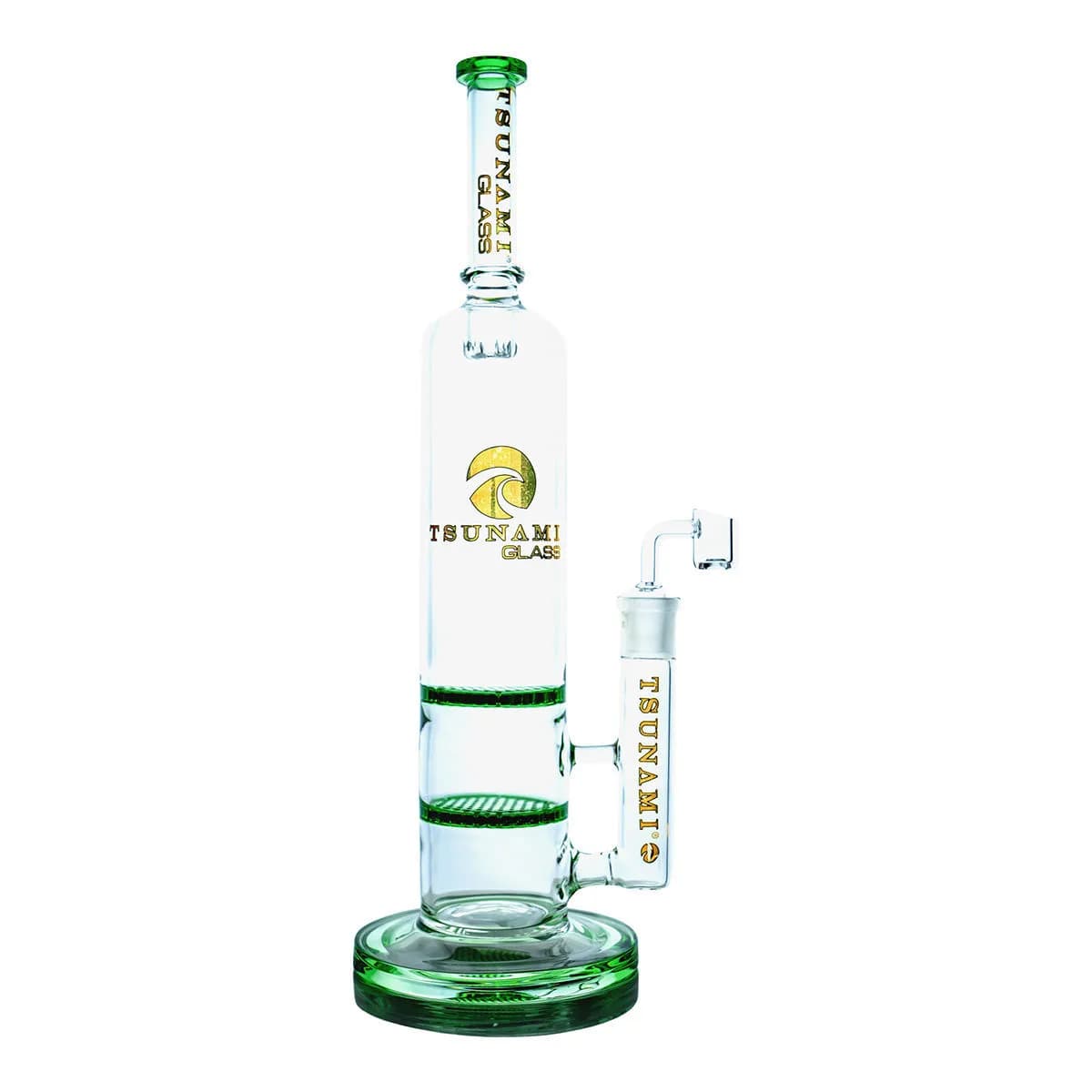 Double Honeycomb Dab Rig 15" (Tsunami Glass)