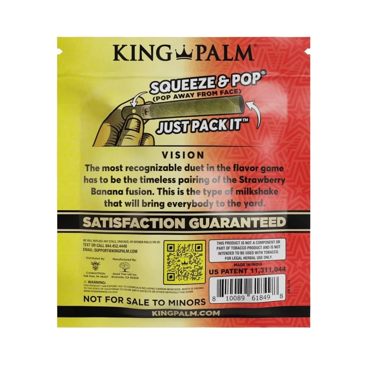 King Palm Fusion Flavour Leaf 25 kpl palmunlehtikääreet