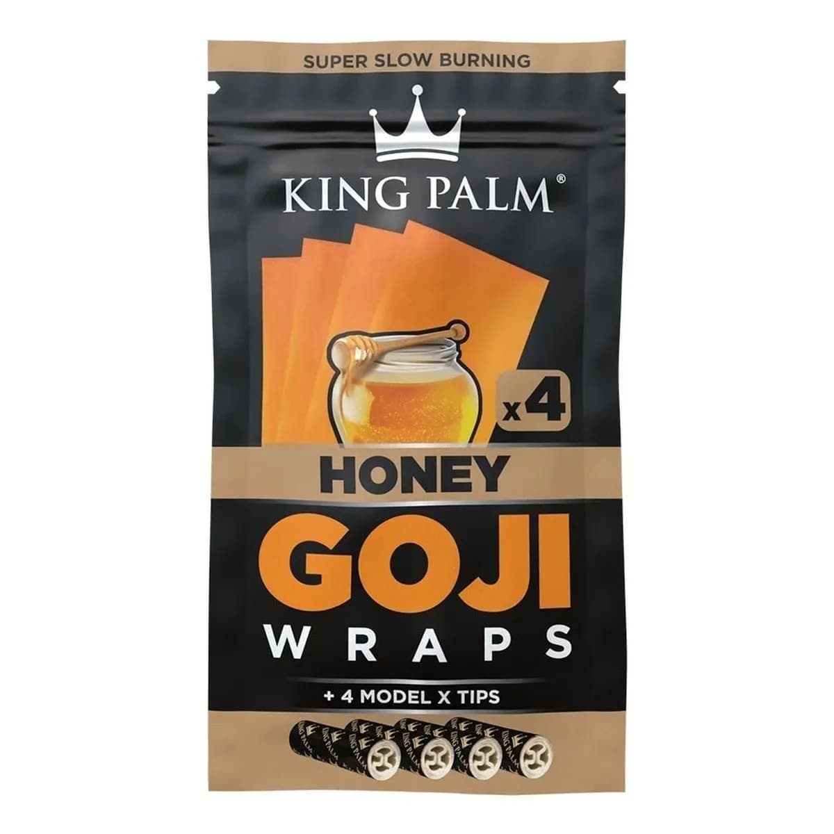 Goji-kääreet ja suodatinkärjet 4 kpl (King Palm)
