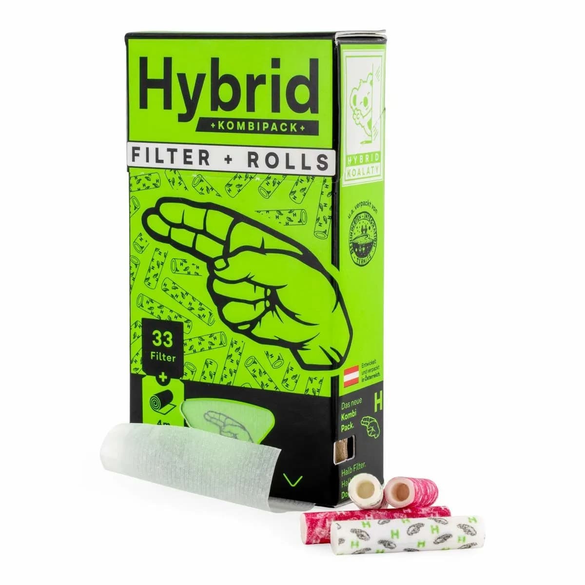 Kombipack - 33 filtteriä + 4 m sätkäpaperia (Hybrid)