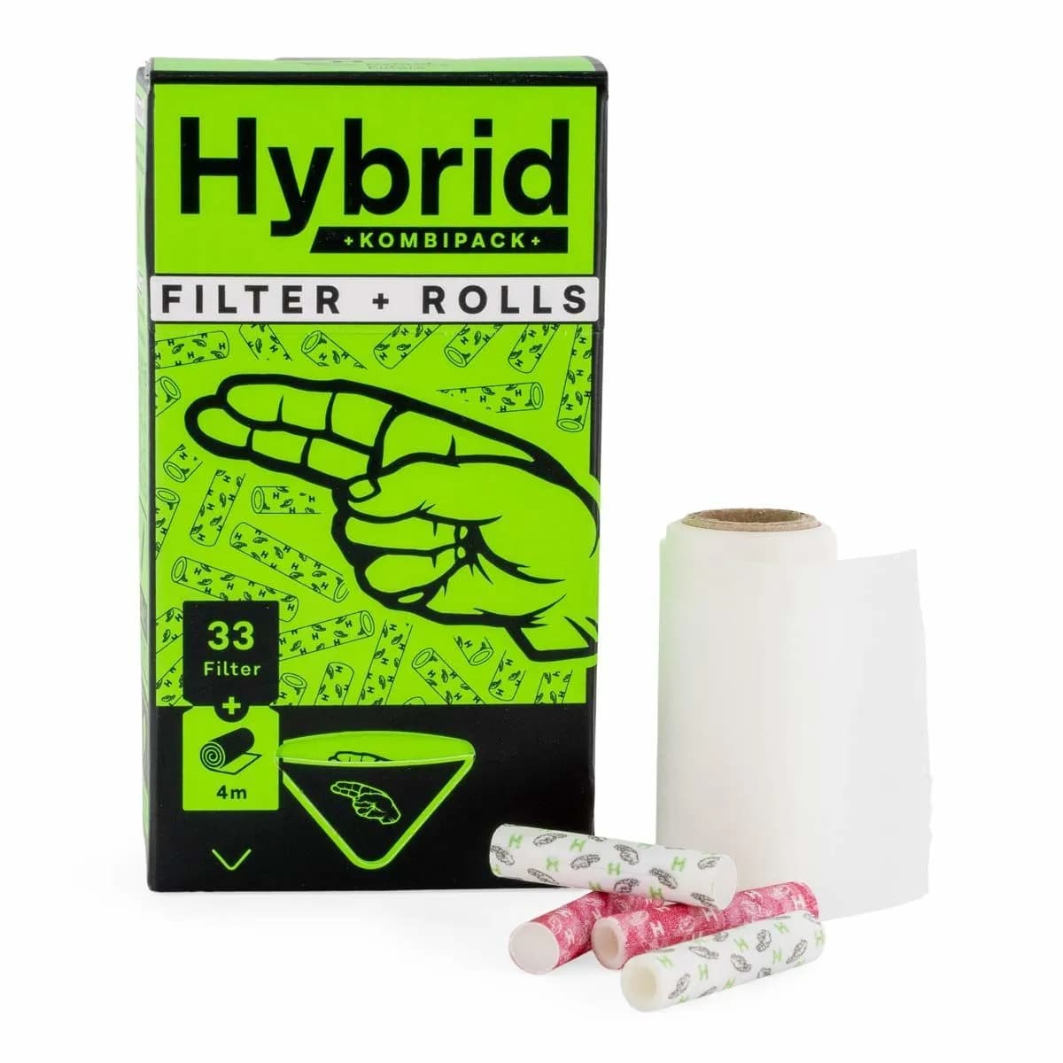 Kombipack - 33 filtteriä + 4 m sätkäpaperia (Hybrid)