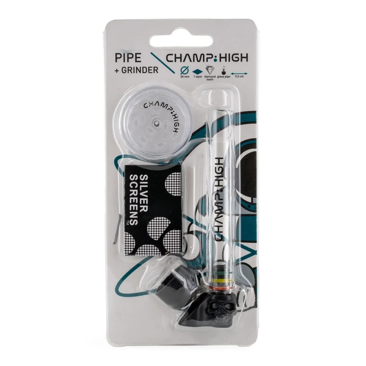 Champ High piippu- ja grinder-setti
