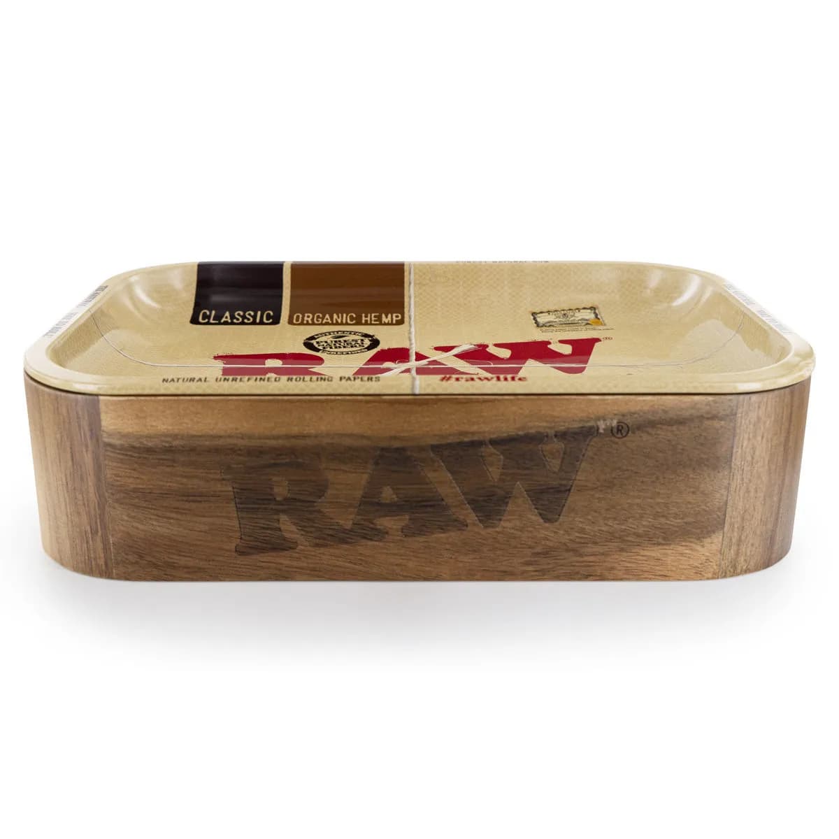 RAW puinen säilytyslaatikko ja kääntötasokansi