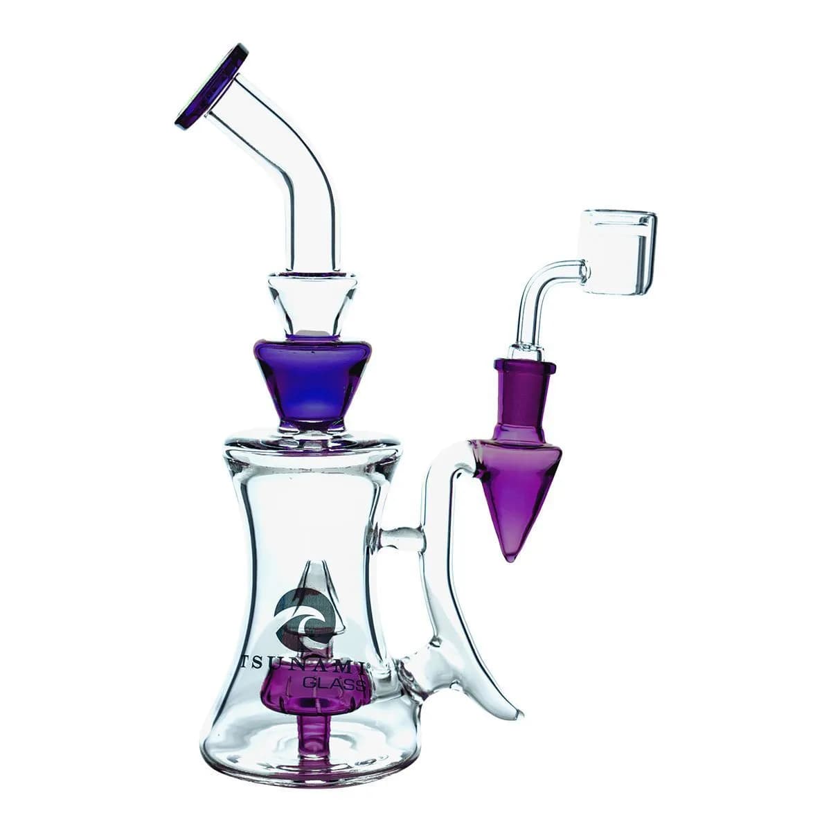 Pyramid suihkupää dab rig 10" (Tsunami Glass)