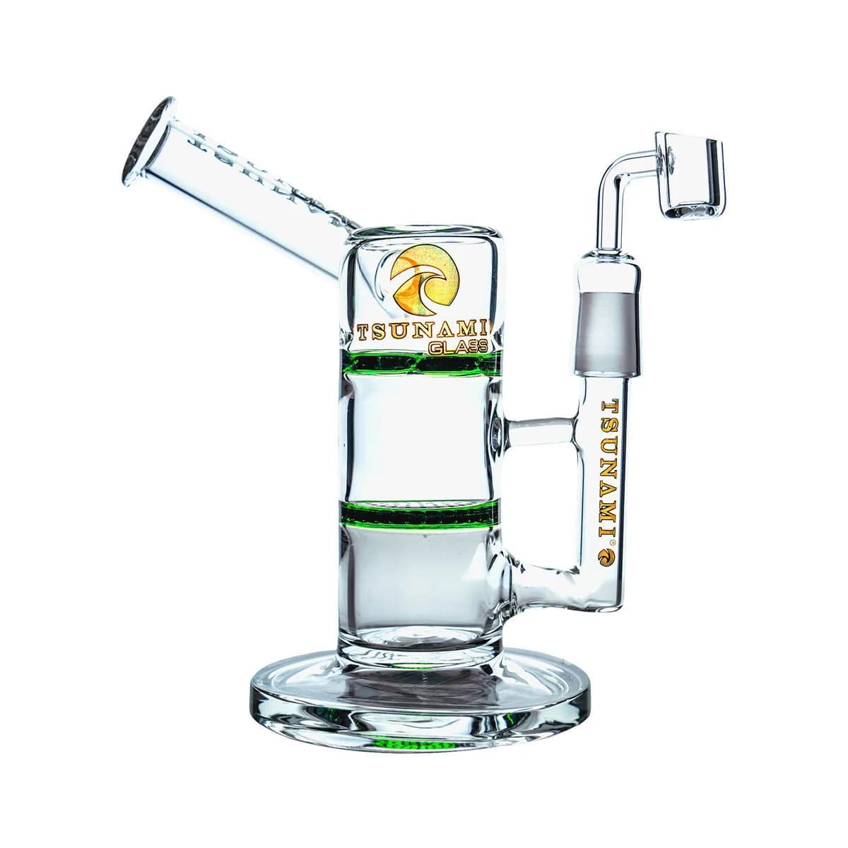 Sivukaulainen Honey Turbine -dabbauspiippu 9" (Tsunami Glass)