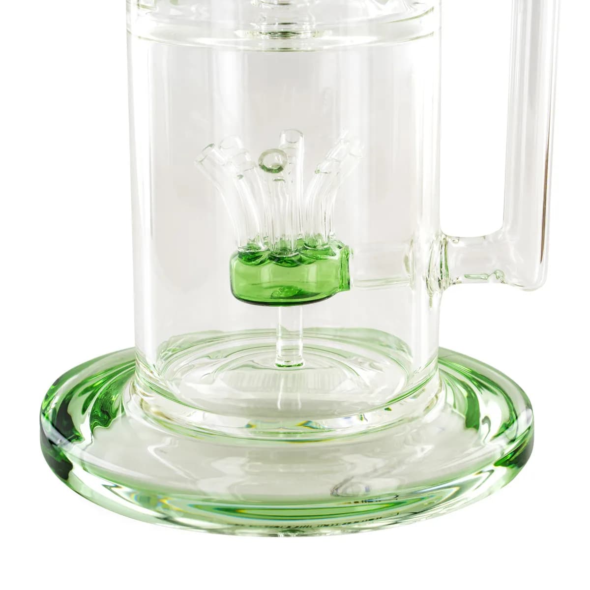 Sprinkler Cube Perc Bongi 14'' (Tsunami Glass)