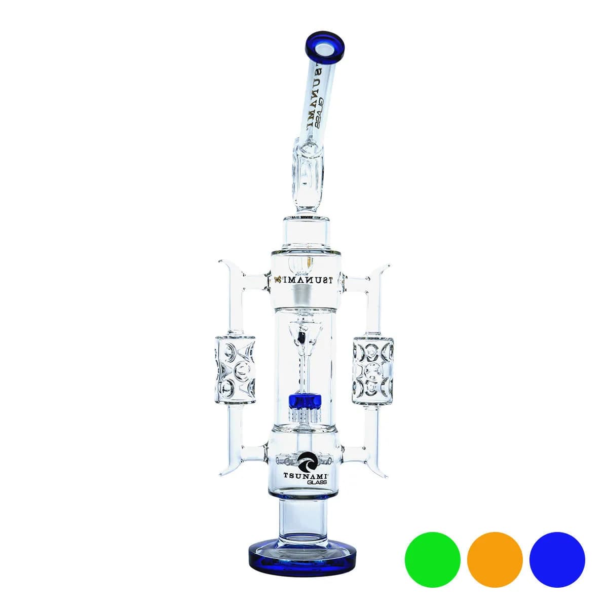 Sprinkler Shower Head Recycler -bongi 20" (Tsunami Glass)