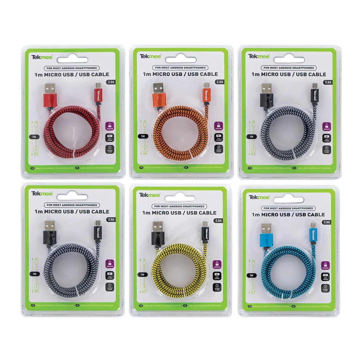 USB-kaapeli (Micro & C) 1 m