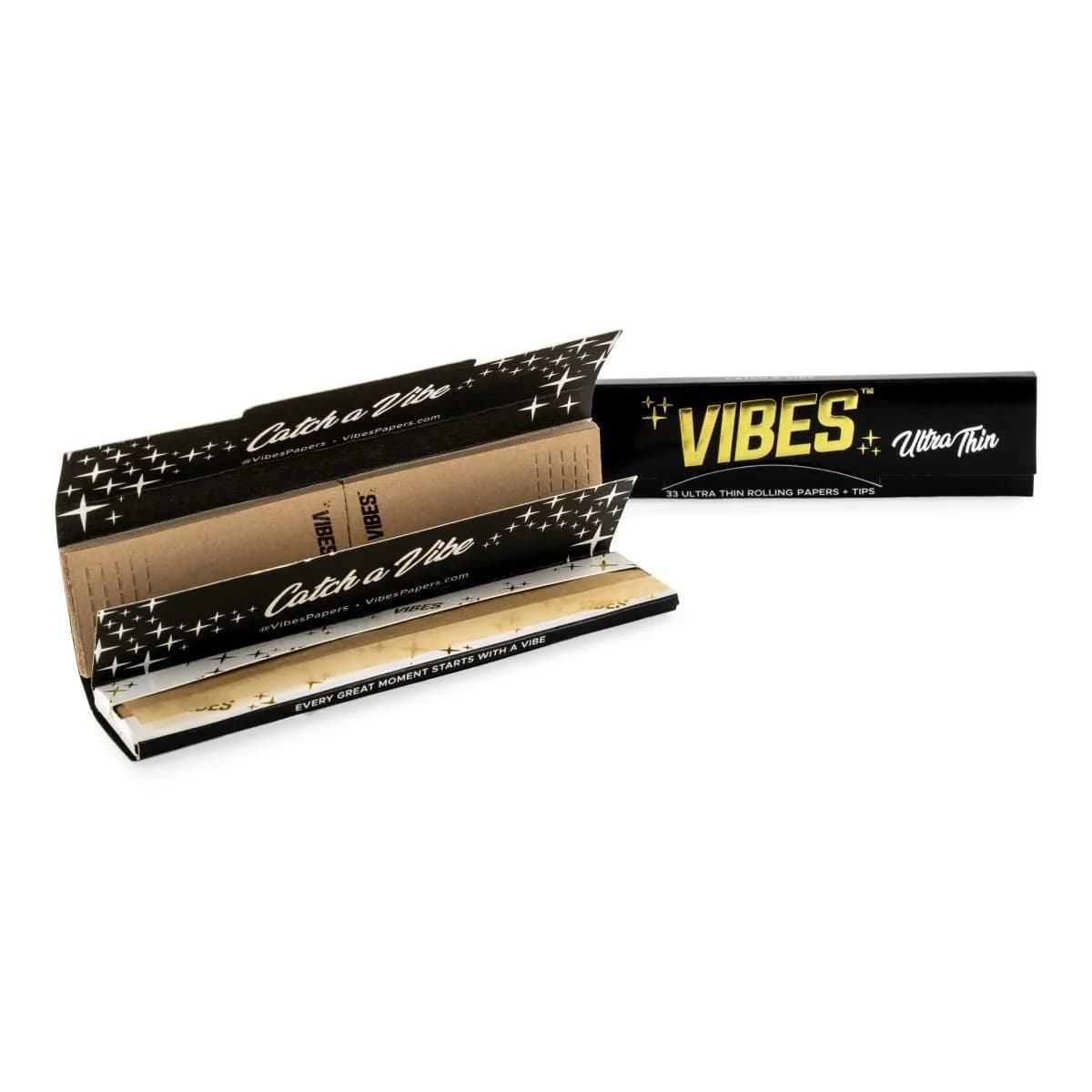 VIBES King Size Slim sätkäpaperit filttereillä - ultraohut