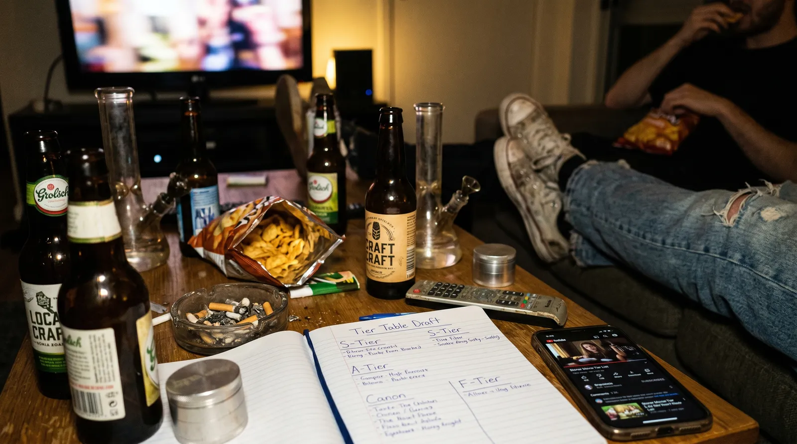 AZARIUS · Parhaat stoner-leffat rankattuna — tier-taulukko