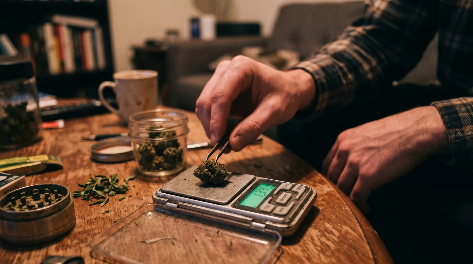 AZARIUS · Kannabiksen punnitseminen ja arviointi ilman vaakaa