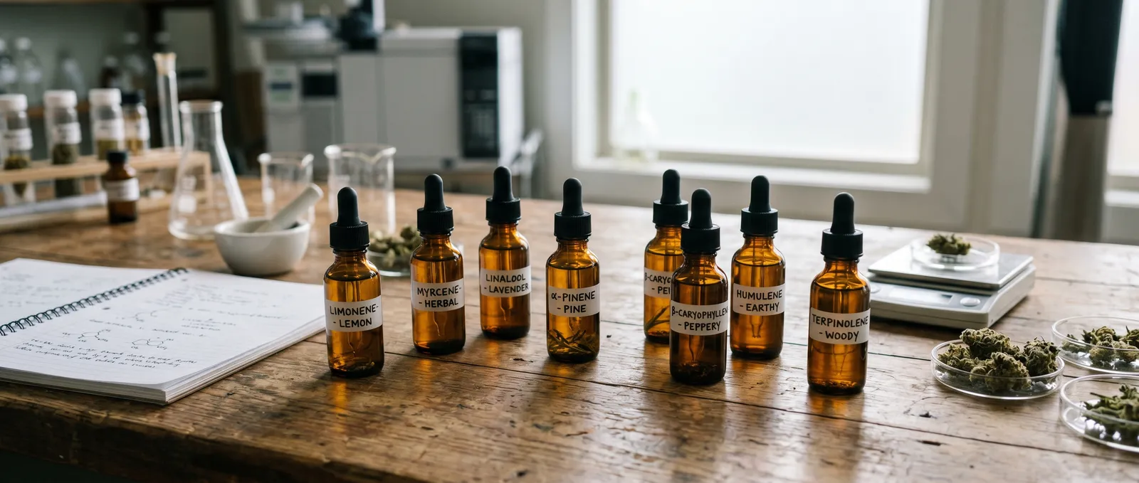 AZARIUS · The Seven Major Cannabis Terpenes at a Glance